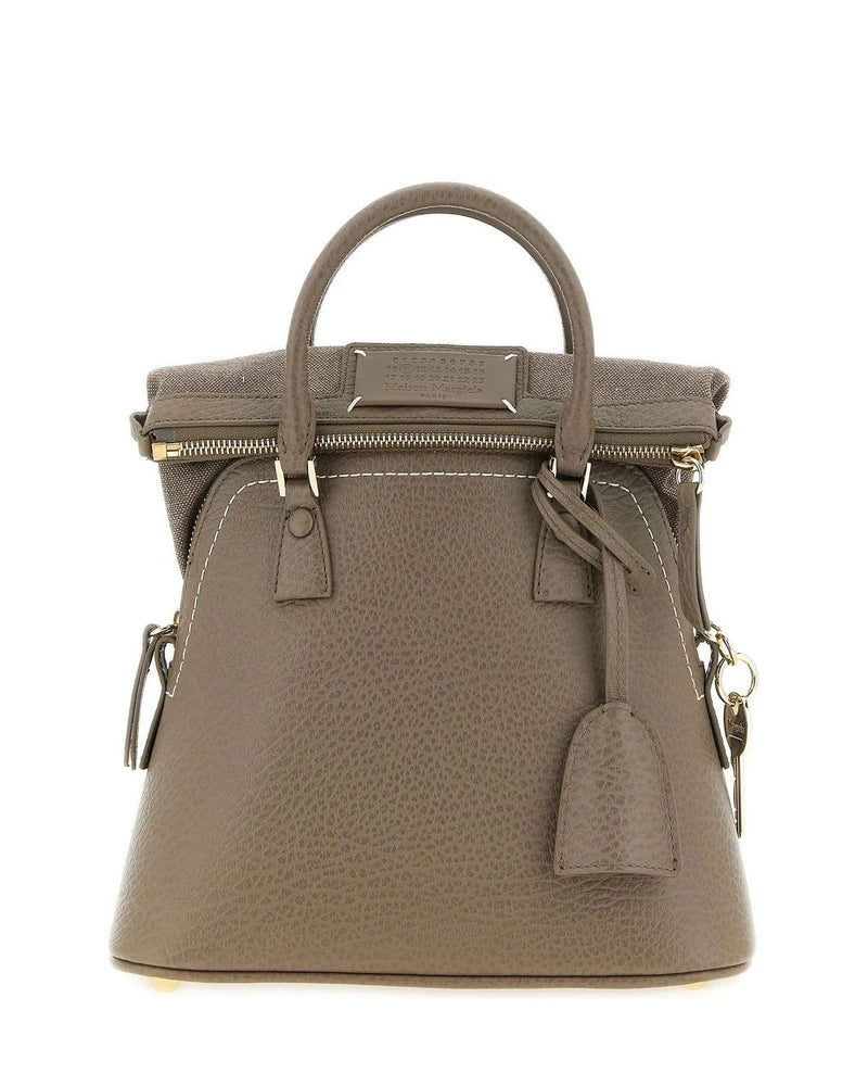 Maison Margiela Satchel Bag in gray, Calfskin Leather