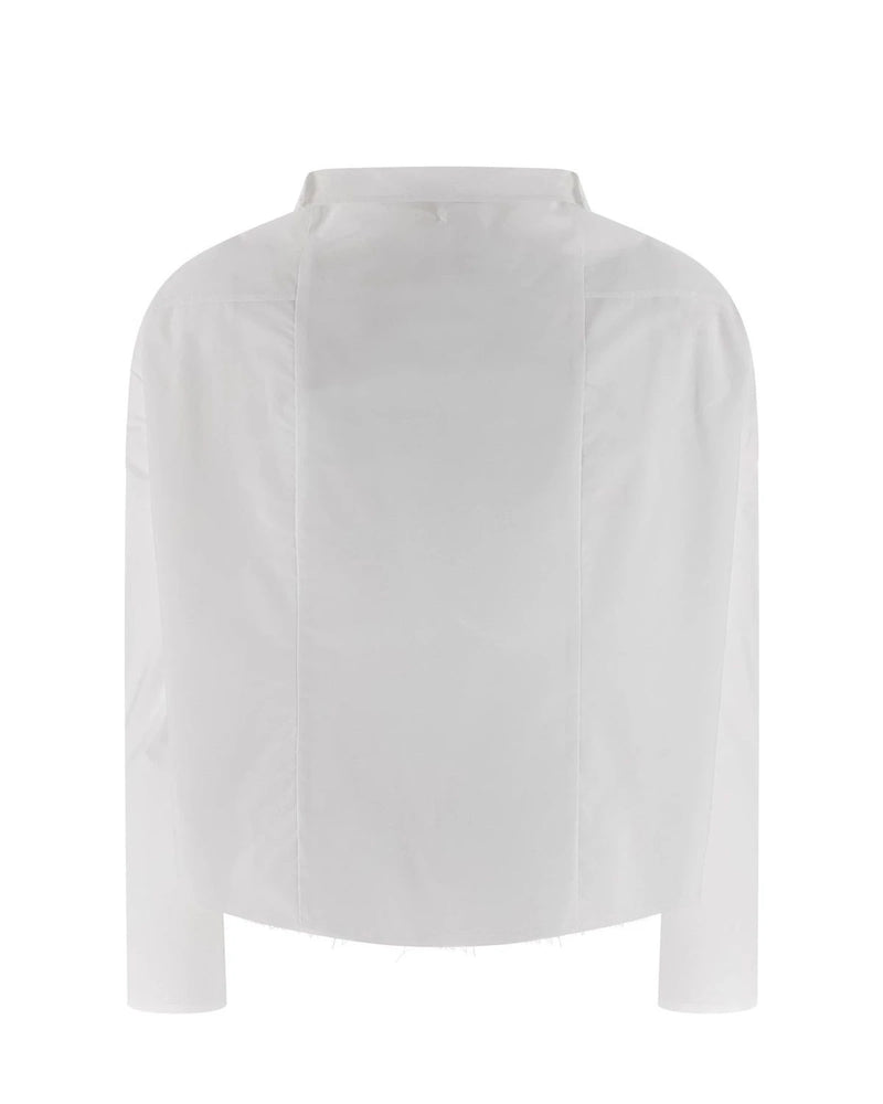 MM6 Maison Margiela Dress Shirt in white, Cotton — view 2