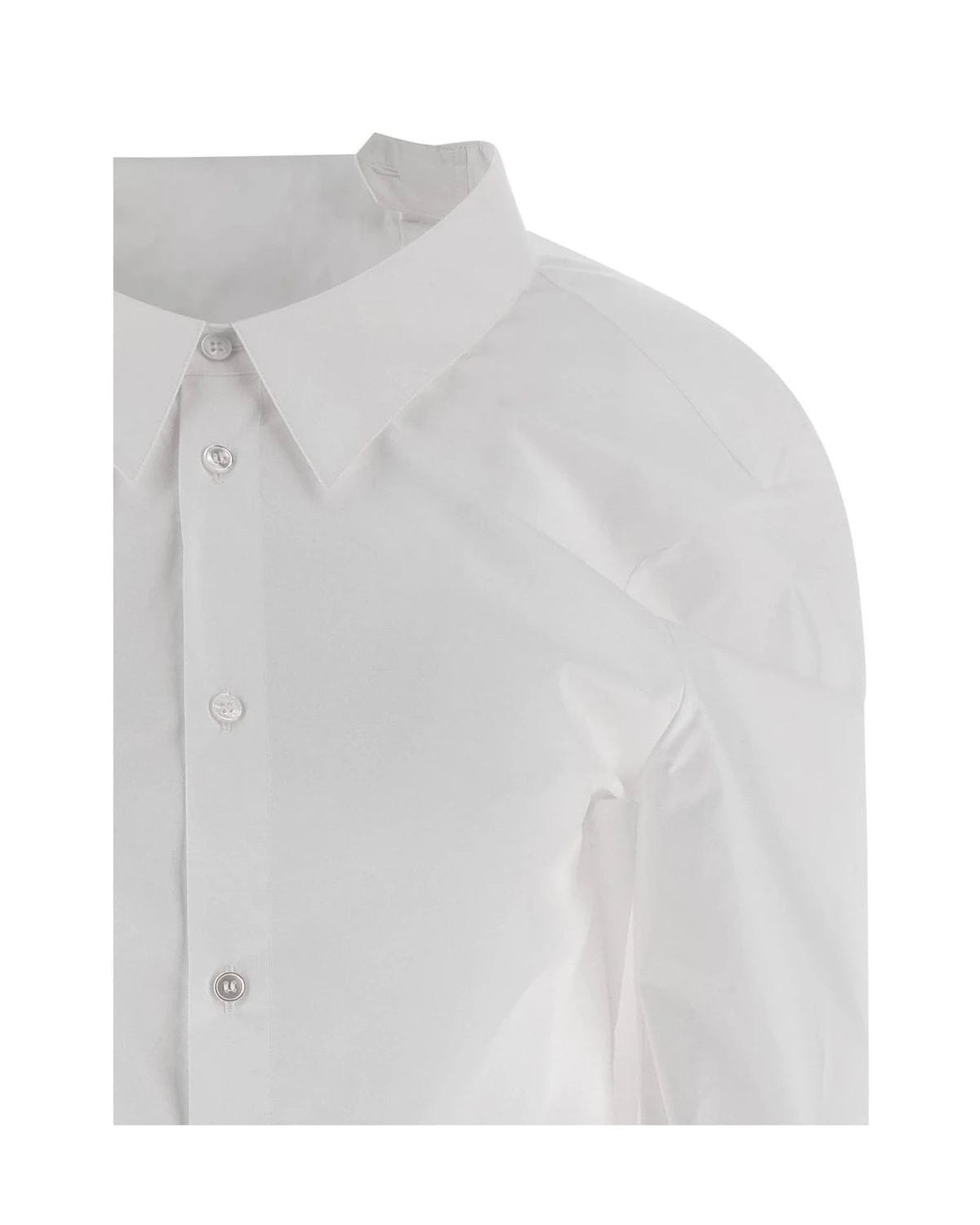 MM6 Maison Margiela Dress Shirt in white, Cotton — view 3