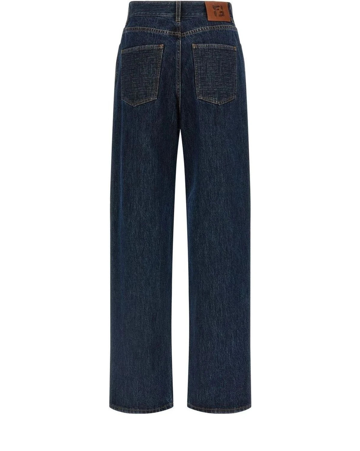 Fendi Jean in blue, Cotton — view 2
