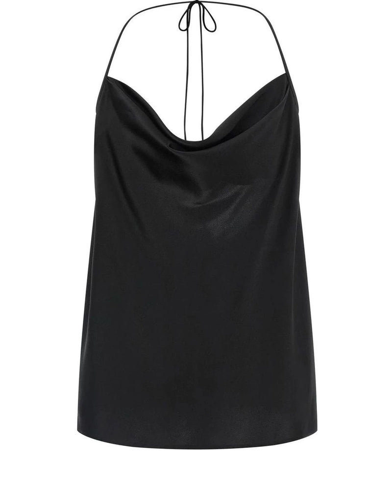 Valentino Garavani Tank Top in black, Silk