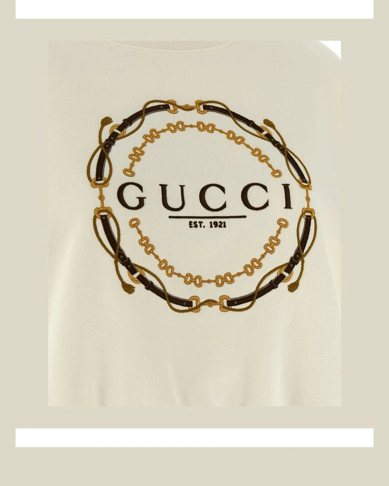 Gucci Sweatshirt in white, Cotton — view 4