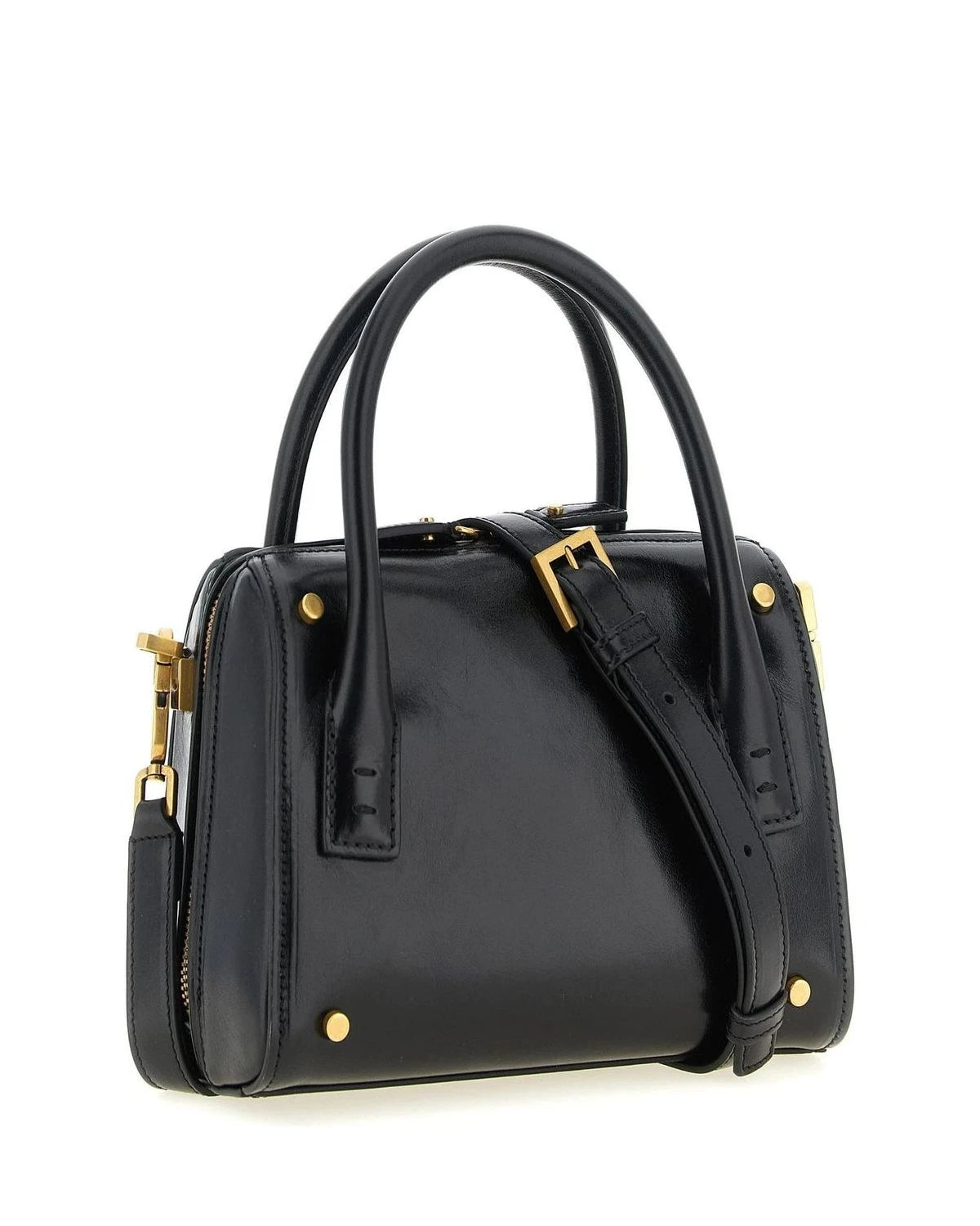Versace Satchel Bag in black, Calfskin Leather — view 2