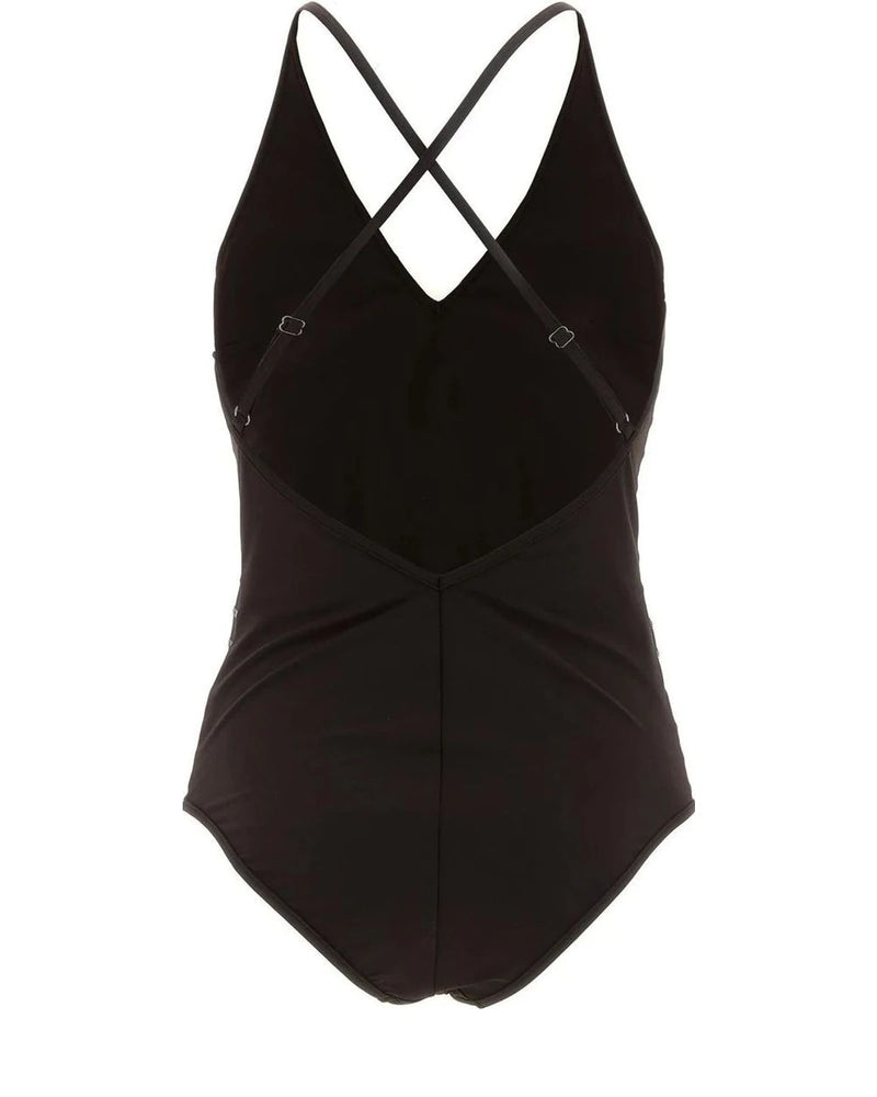 Brunello Cucinelli One-Piece Swimsuit in brown, Polyamide — view 2