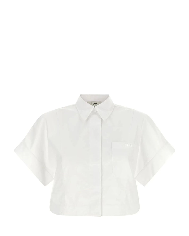 Fendi Blouse in white, Cotton