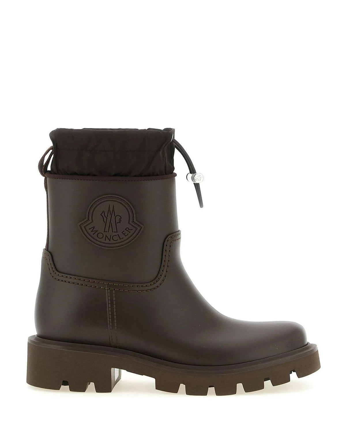 Moncler Ankle Boots in brown, Pvc