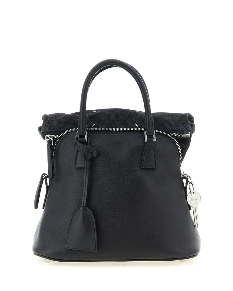 Maison Margiela Satchel Bag in black, Calfskin Leather