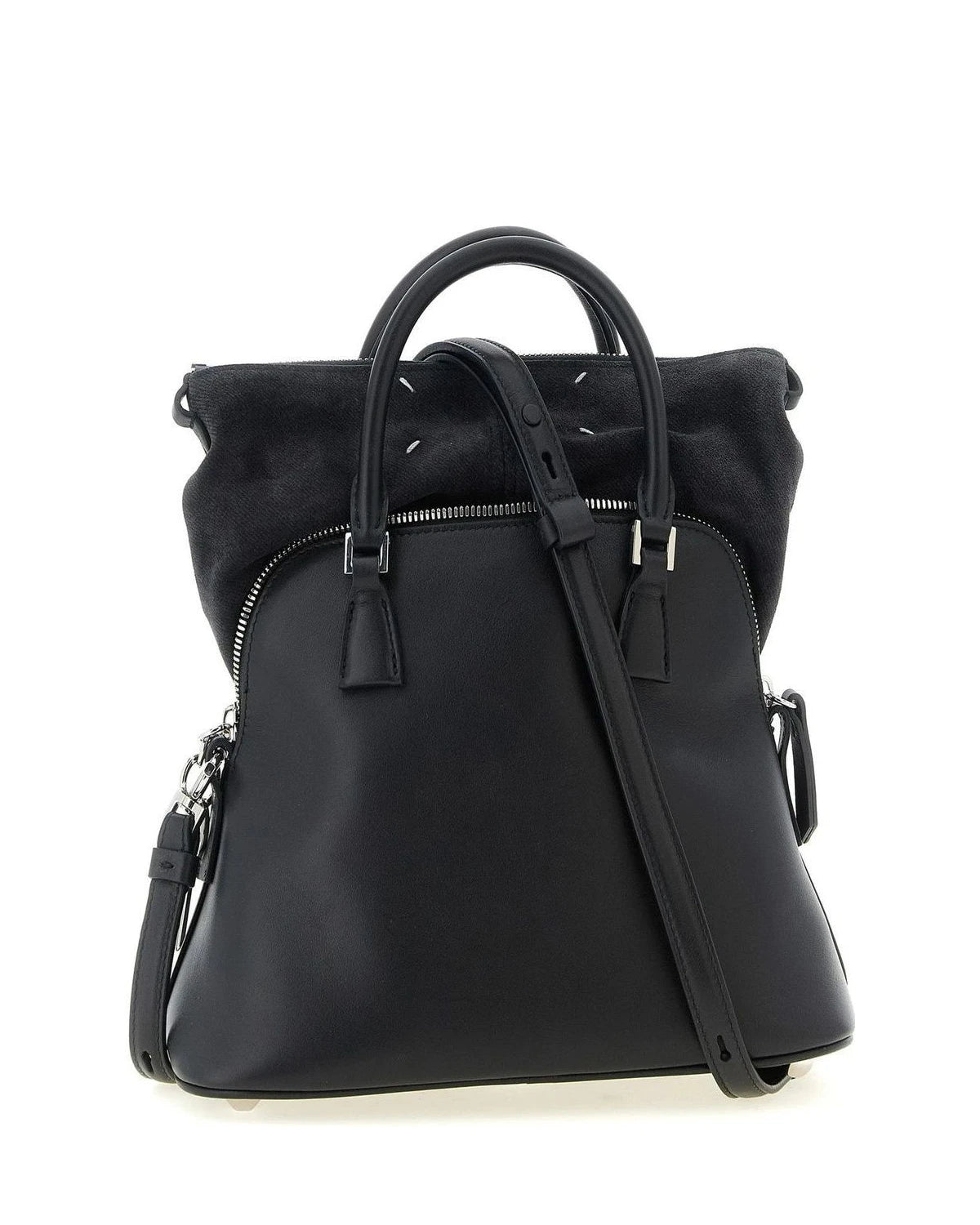 Maison Margiela Satchel Bag in black, Calfskin Leather — view 2