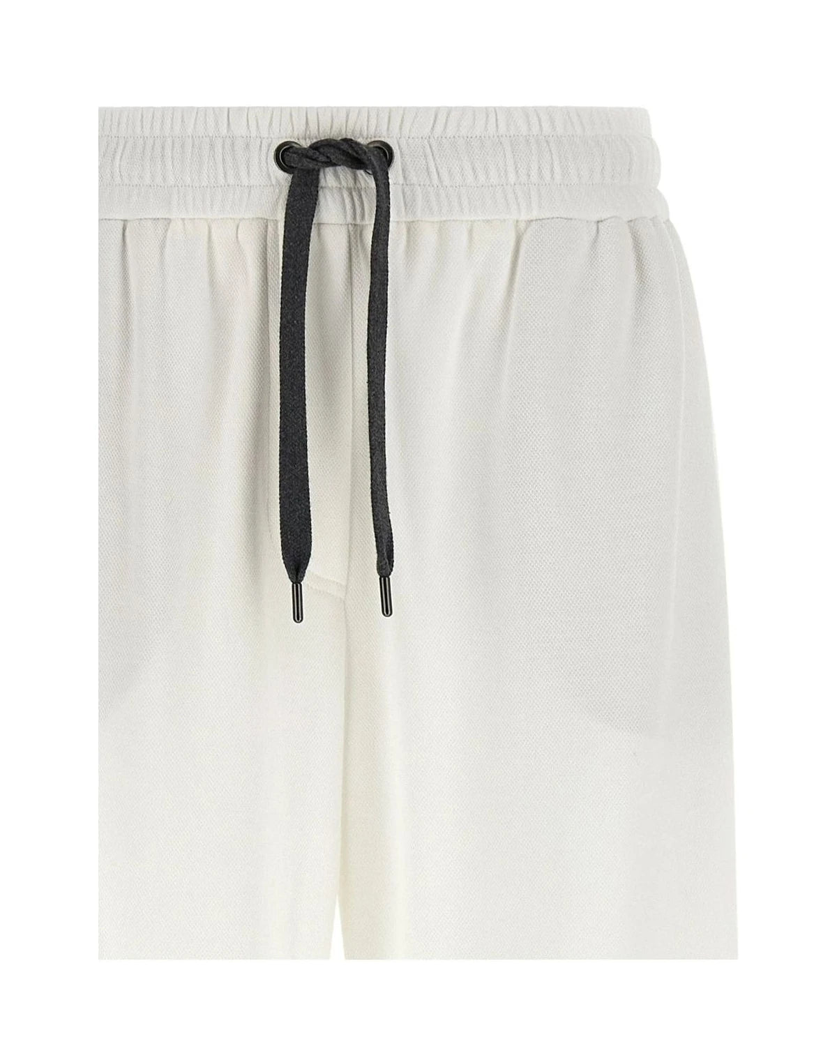 Brunello Cucinelli Jogger in white, Cotton — view 3