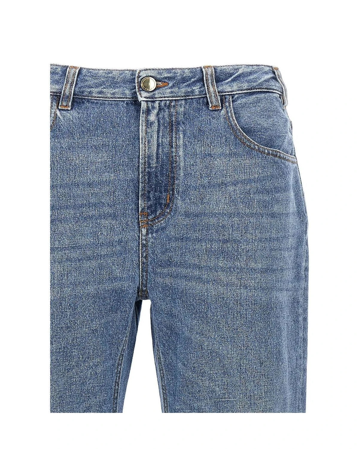 Chloé Jean in blue, Cotton — view 3