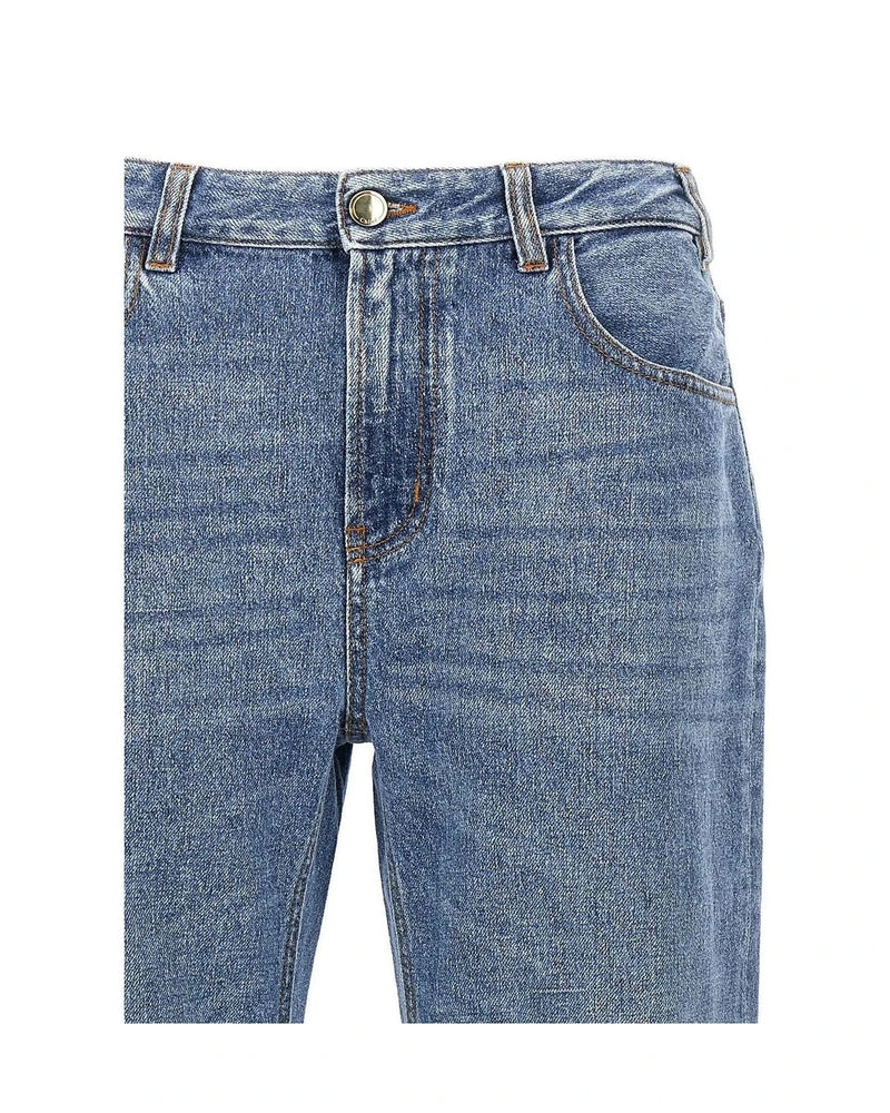 Chloé Jean in blue, Cotton — view 3