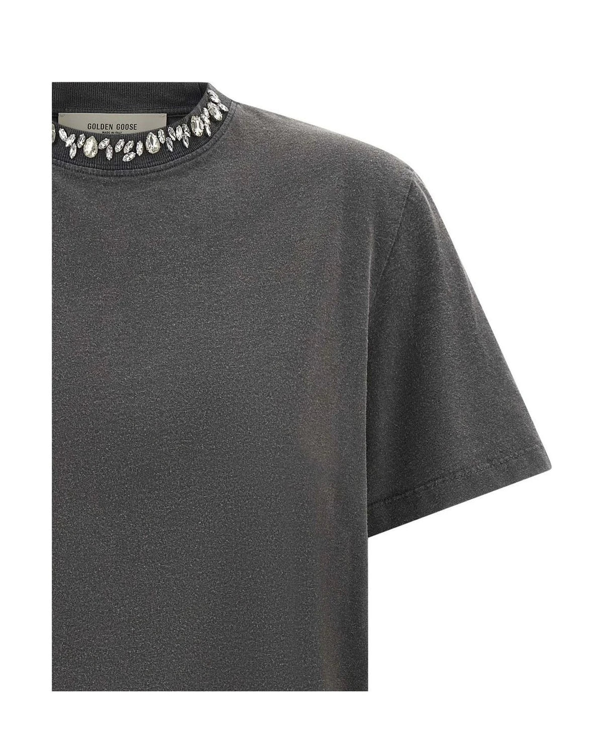 Golden Goose T-Shirt in gray, Cotton — view 3