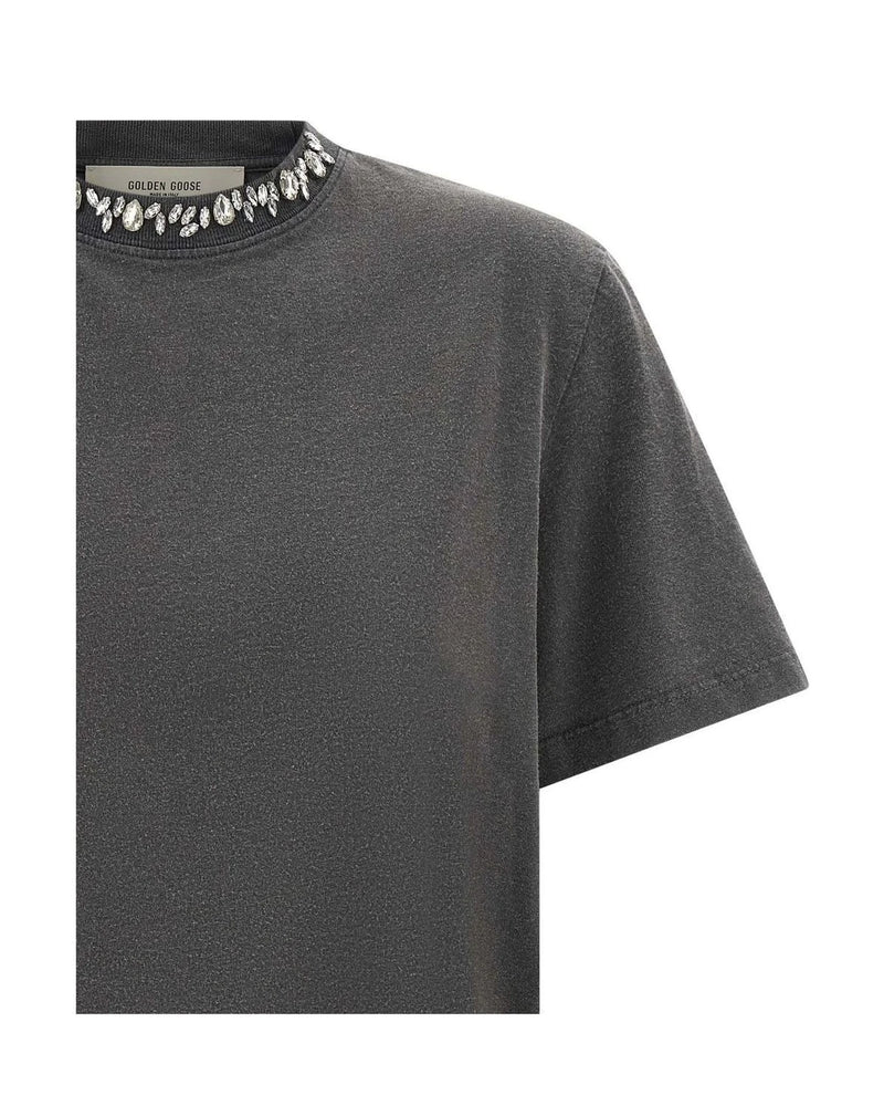 Golden Goose T-Shirt in gray, Cotton — view 3