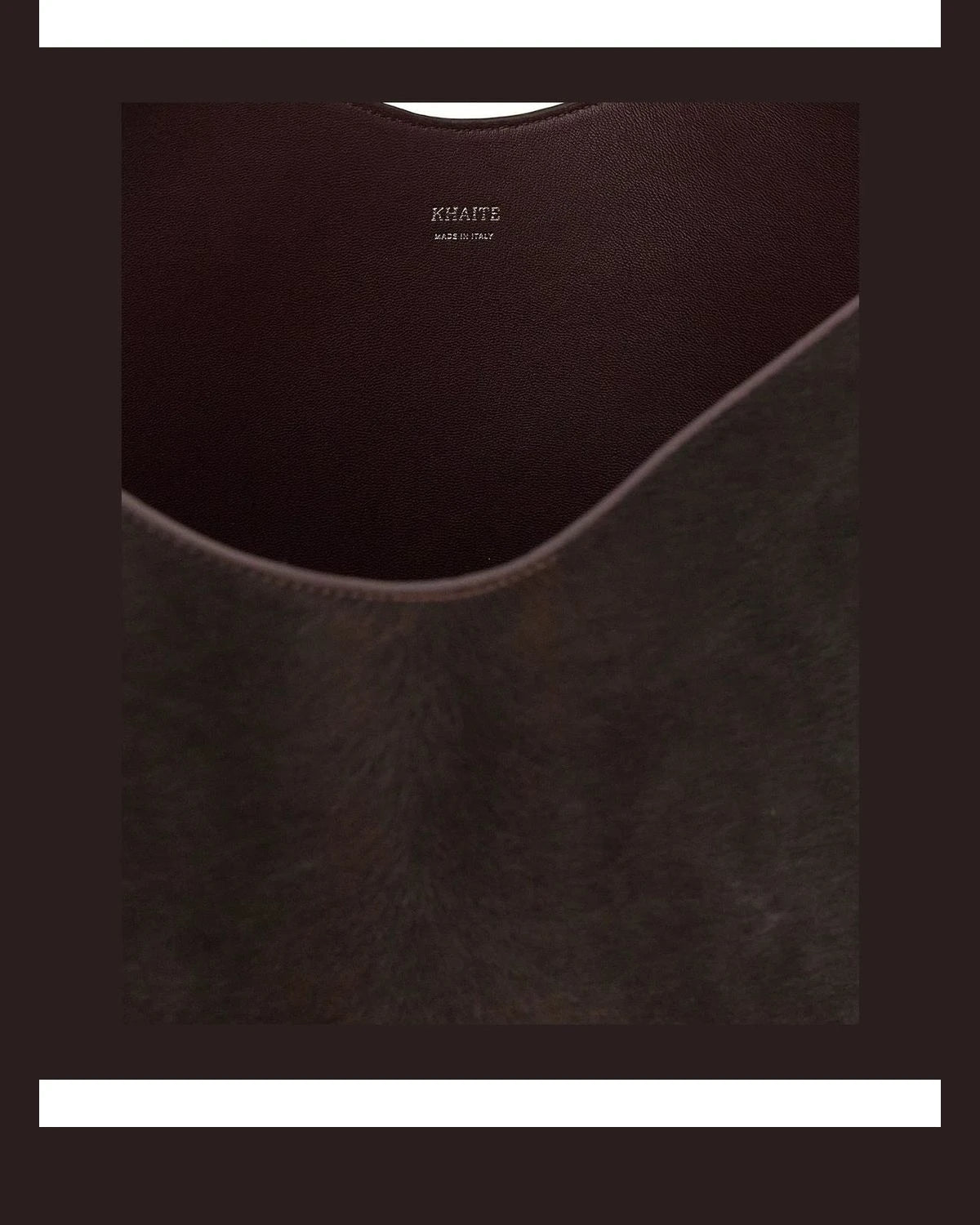 Khaite Bucket Bag in red, Calfskin Leather — view 4