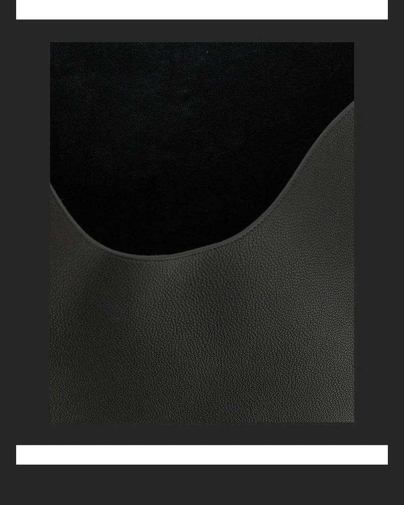 Khaite Bucket Bag in black, Calfskin Leather — view 4