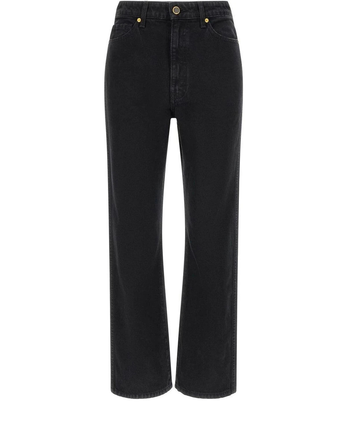 Khaite Jean in black, Cotton