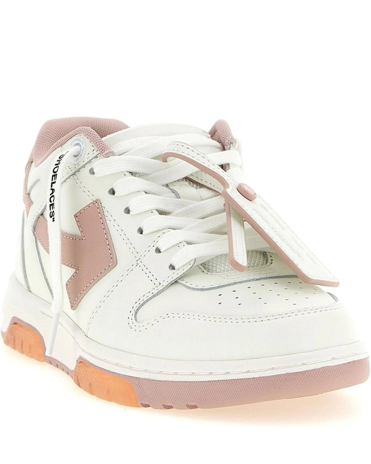 Off-White Sneakers in pink, Leather — view 3