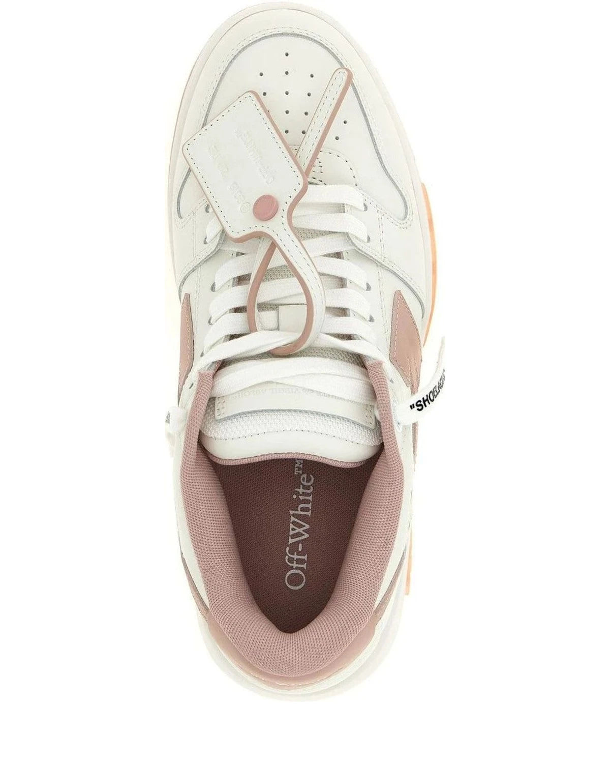 Off-White Sneakers in pink, Leather — view 5