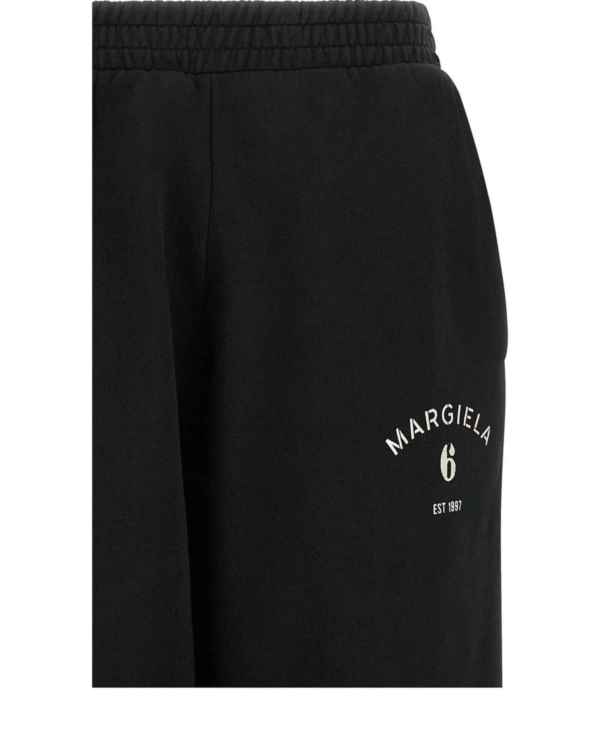 MM6 Maison Margiela Jogger in black, Cotton — view 3