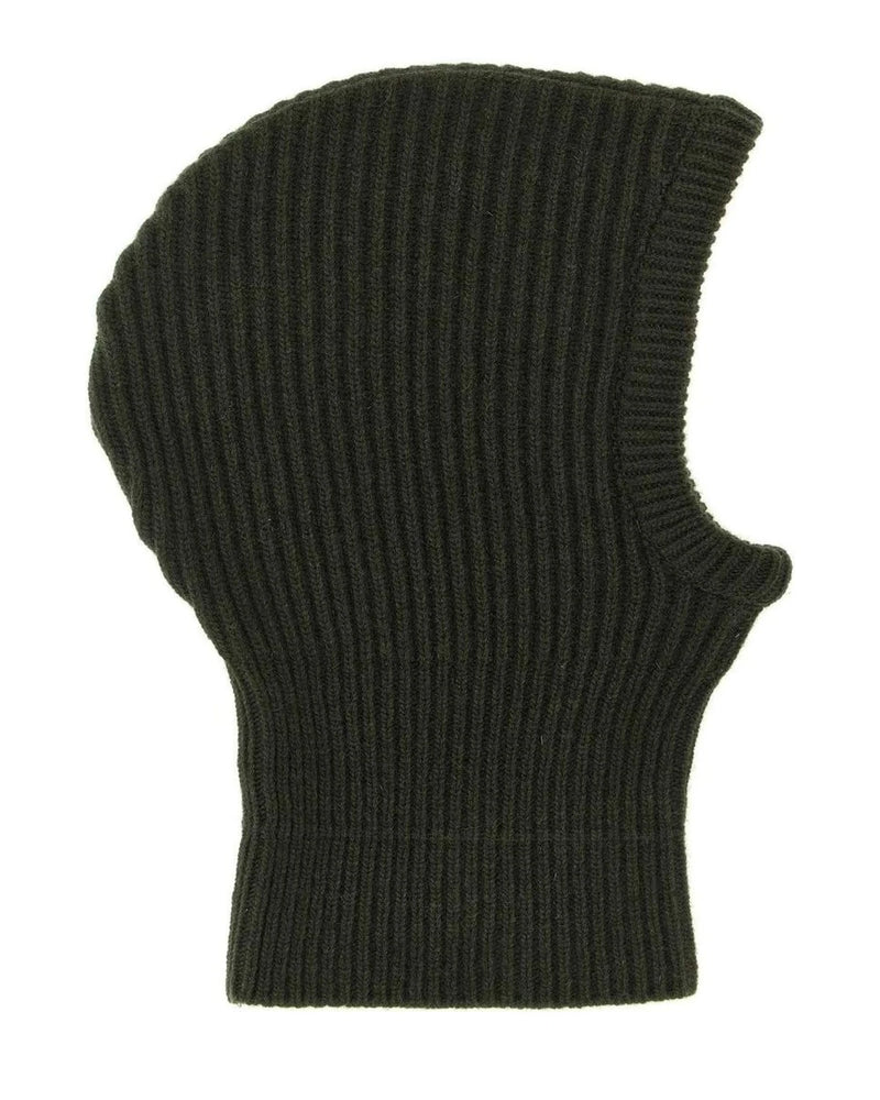 MM6 Maison Margiela Winter Hat in green, Wool