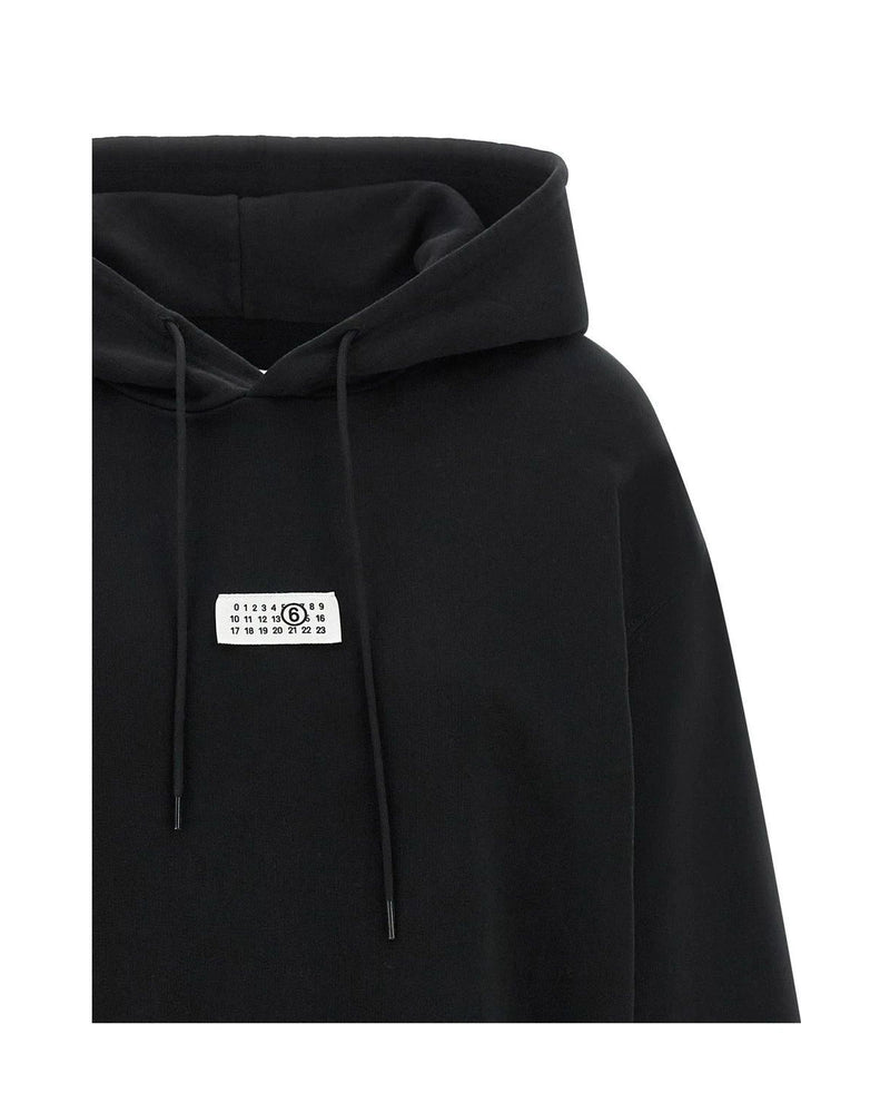 MM6 Maison Margiela Hoodie in black, Cotton — view 3