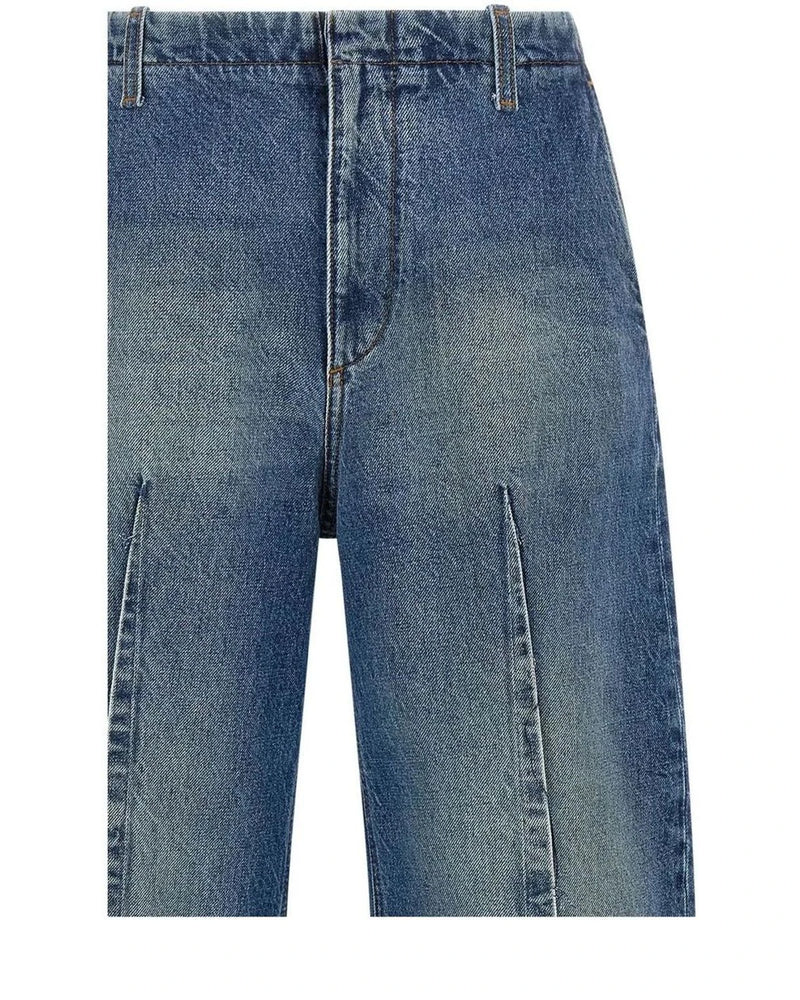 MM6 Maison Margiela Jean in blue, Cotton — view 3