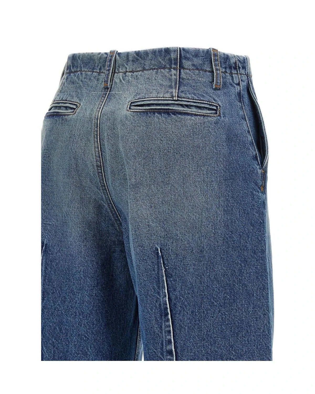 MM6 Maison Margiela Jean in blue, Cotton — view 4
