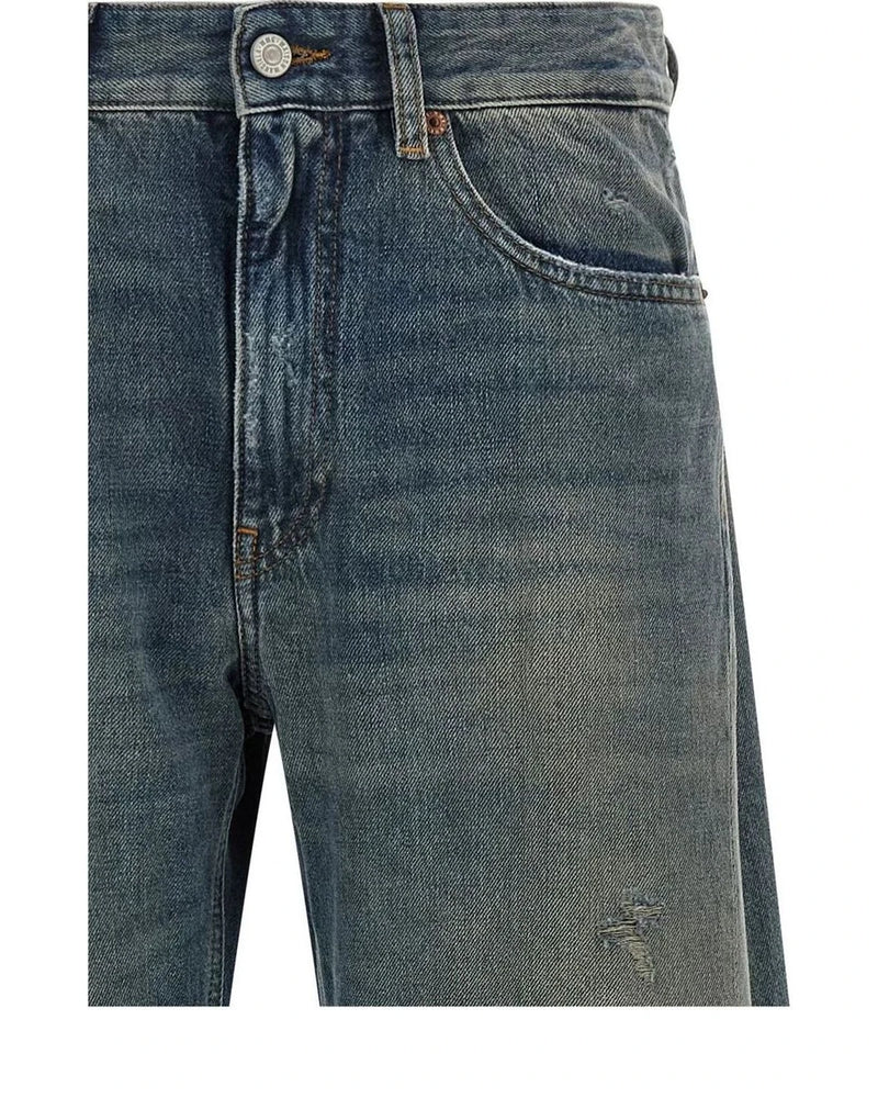 MM6 Maison Margiela Jean in blue, Cotton — view 3