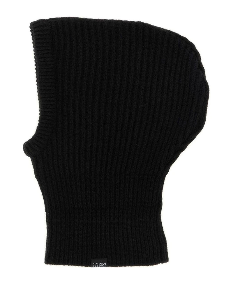 MM6 Maison Margiela Beanie in black, Wool — view 2