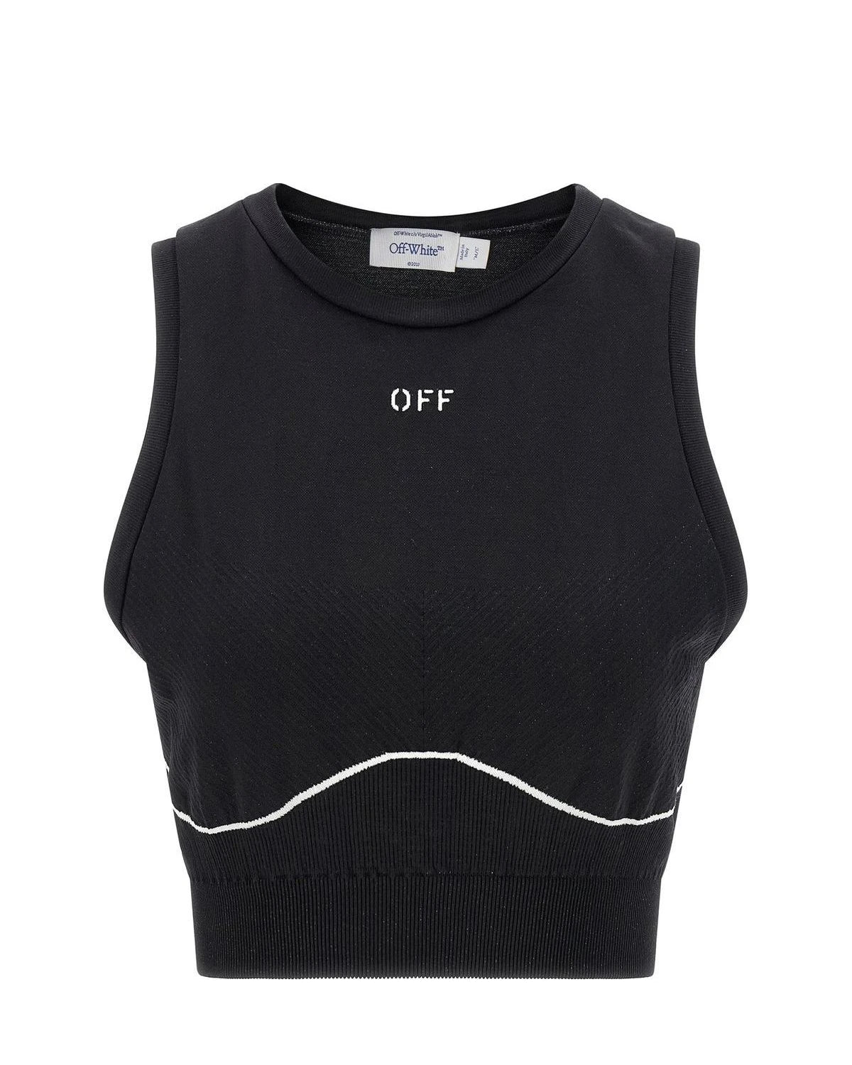 Off-White Sports Bra in black, Polyamide