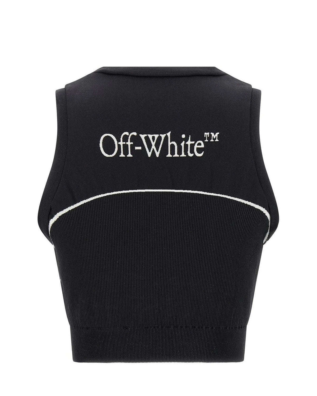 Off-White Sports Bra in black, Polyamide — view 2