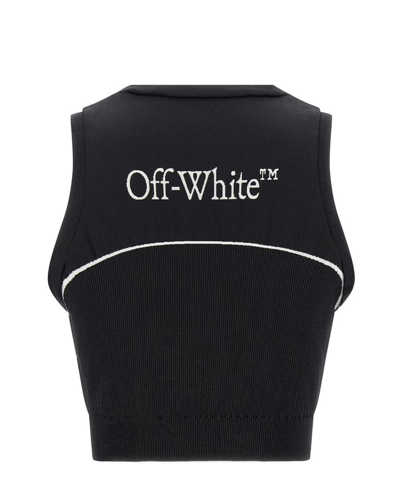 Off-White Sports Bra in black, Polyamide — view 2