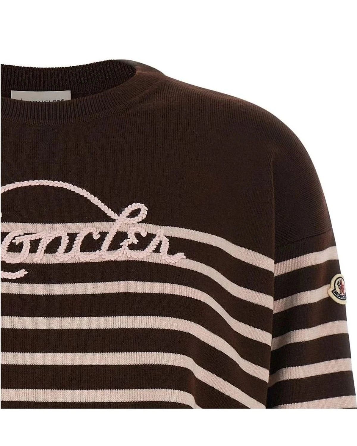 Moncler Sweater in white, Virgin Wool — view 3