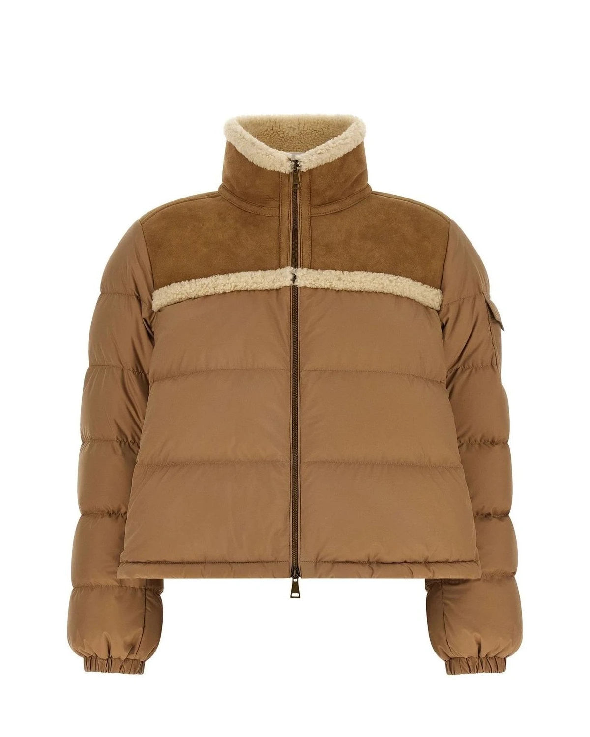 Moncler Puffer Jacket in beige, Polyester