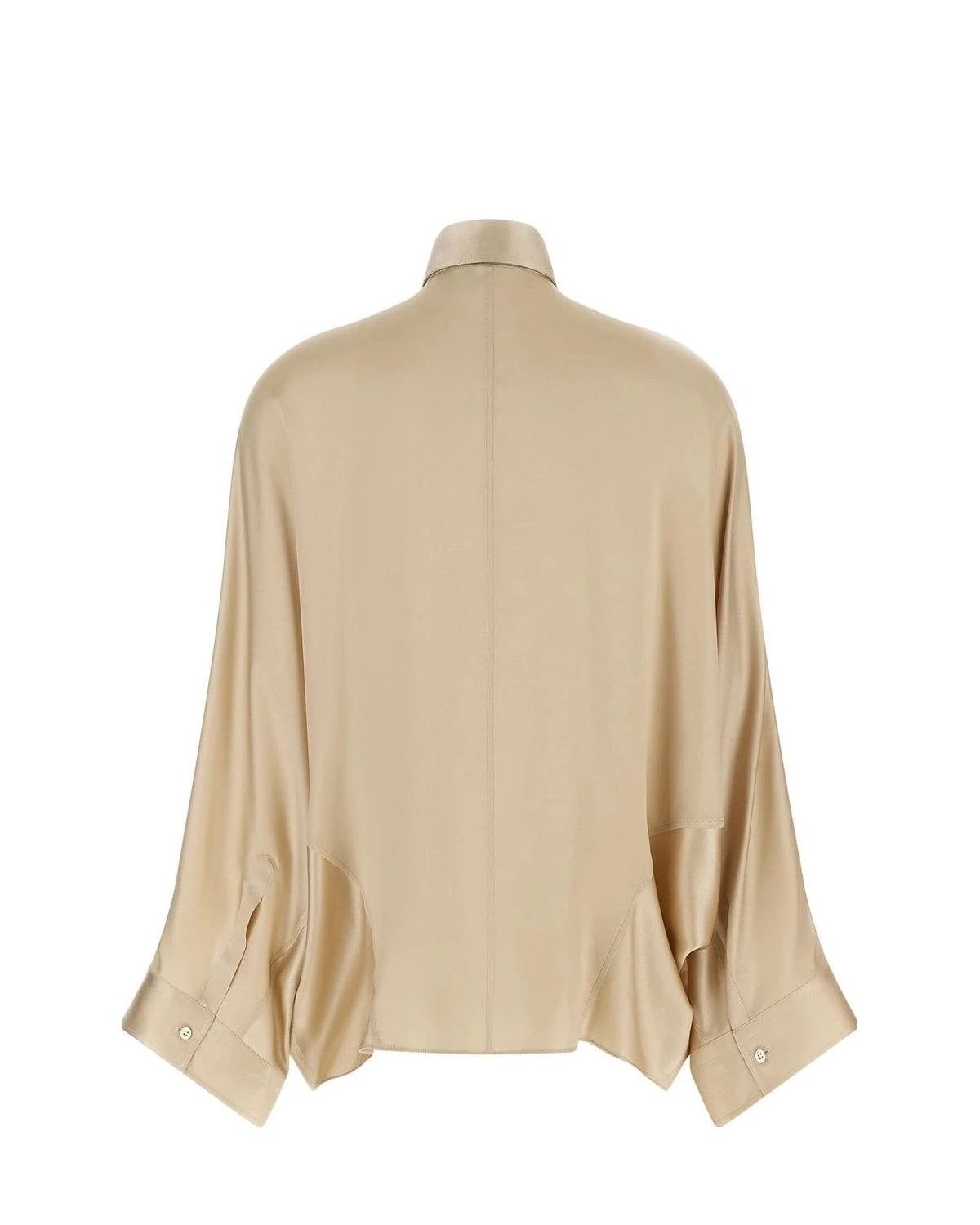 Brunello Cucinelli Blouse in beige, Silk — view 2