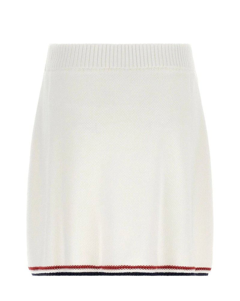Brunello Cucinelli Skirt in white, Cotton — view 2