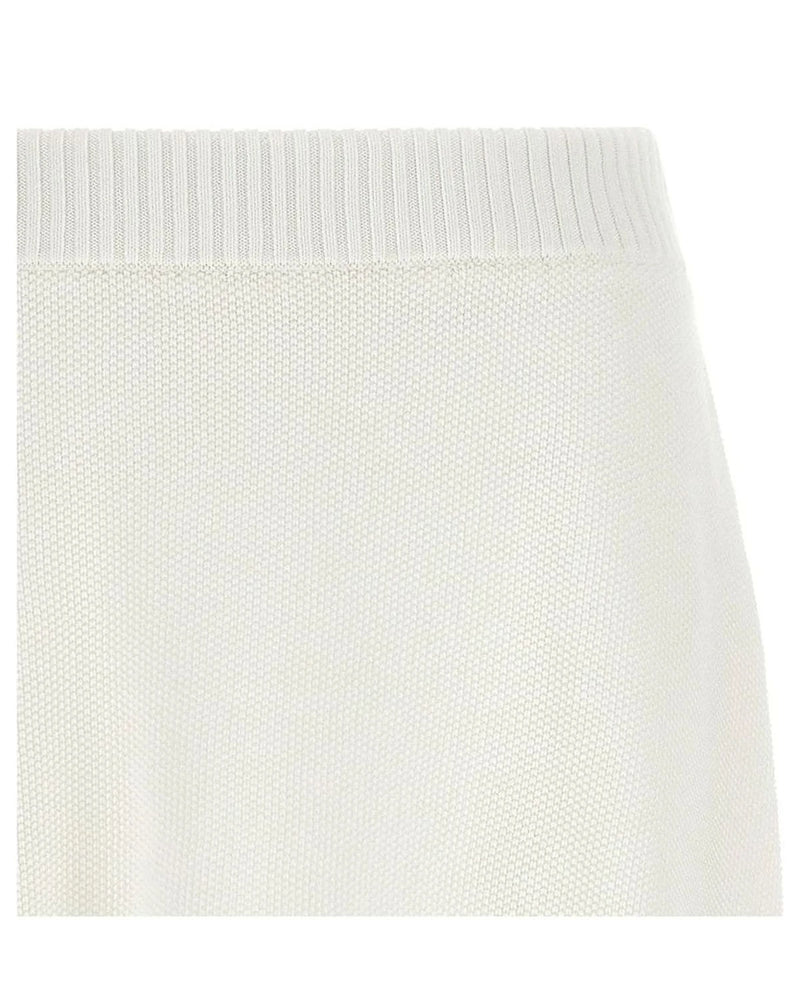 Brunello Cucinelli Skirt in white, Cotton — view 3