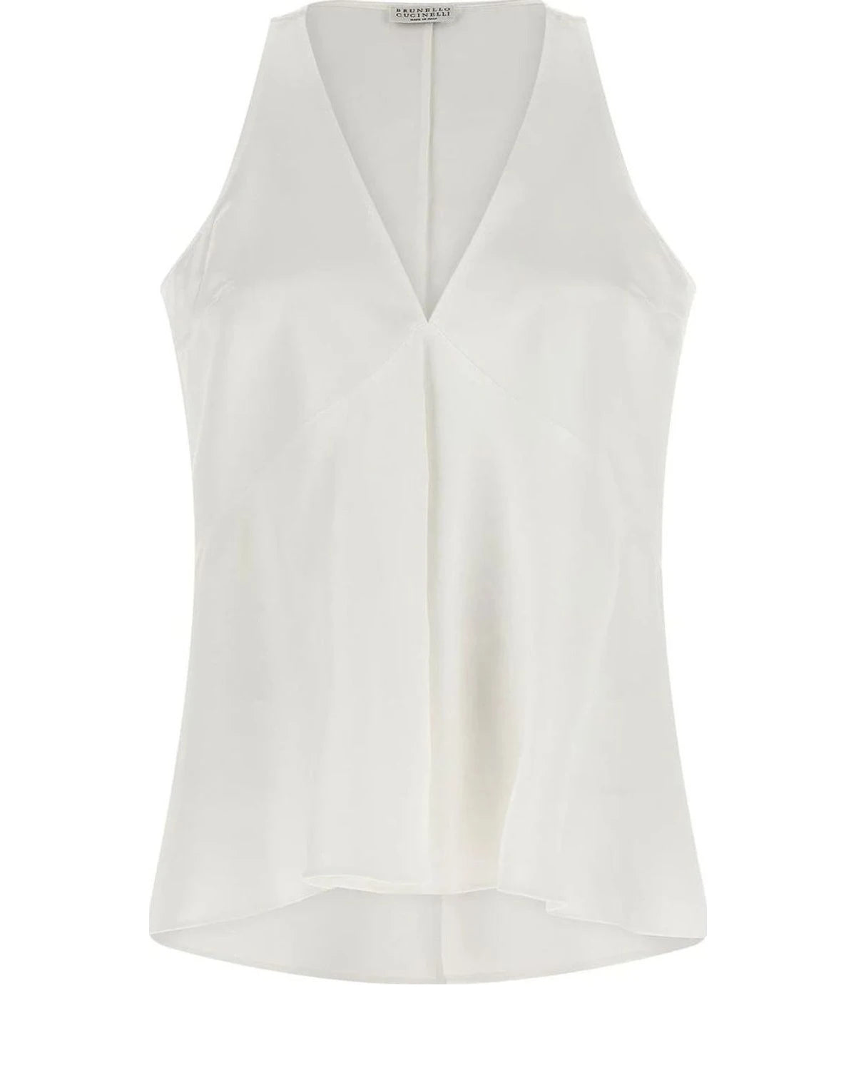 Brunello Cucinelli Blouse in white, Cotton