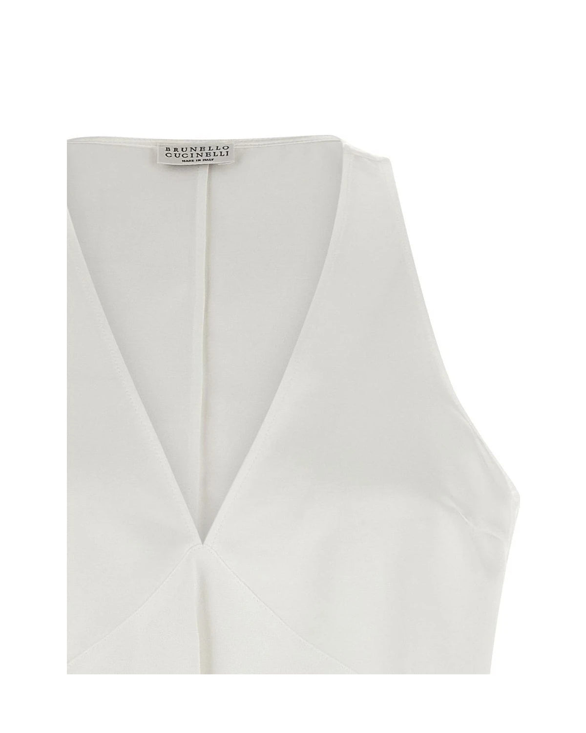 Brunello Cucinelli White Blouse 