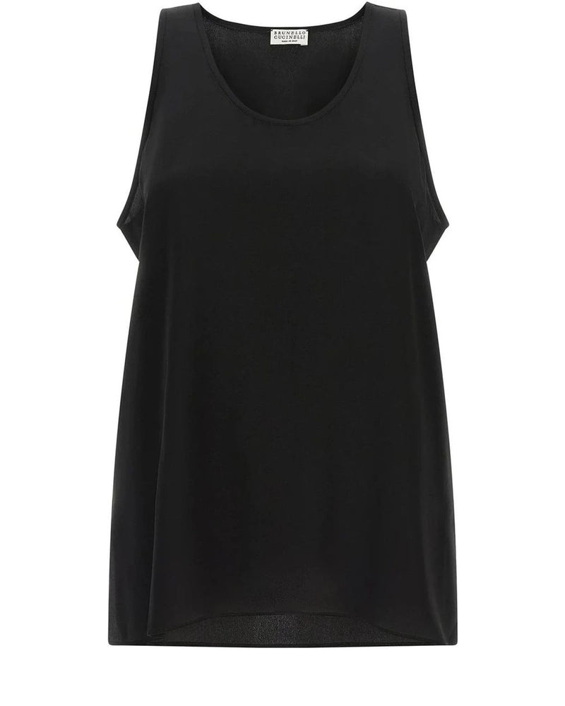Brunello Cucinelli Blouse in black, Silk