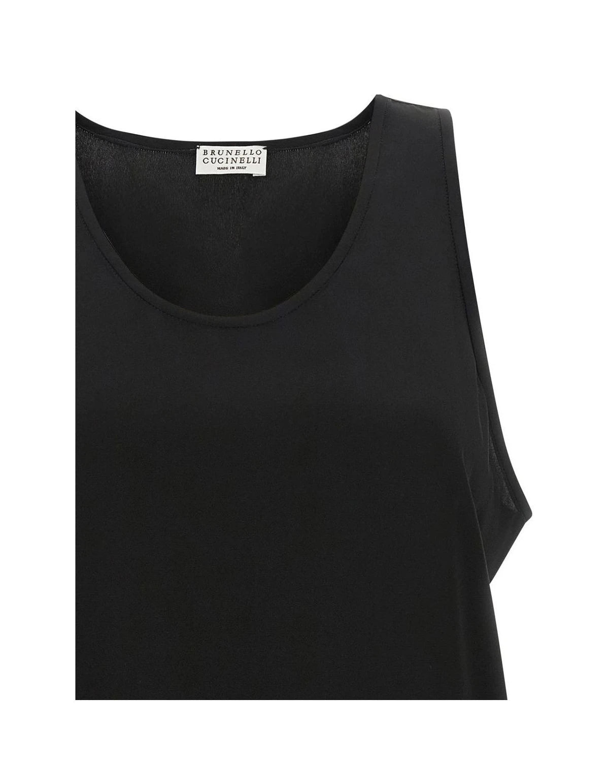 Brunello Cucinelli Blouse in black, Silk — view 3