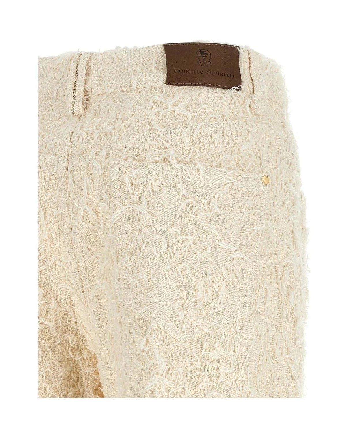 Brunello Cucinelli Trouser in beige, Cotton — view 4