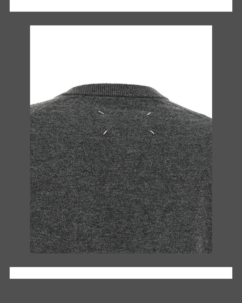 Maison Margiela Sweater in gray, Virgin Wool — view 4