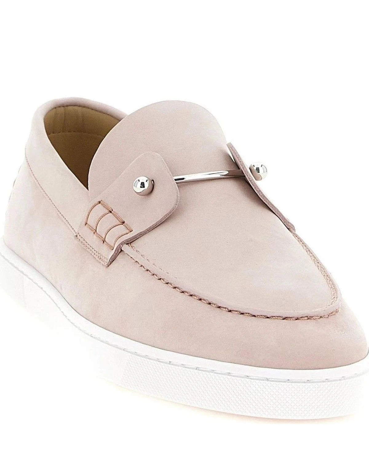 Christian Louboutin Loafers in pink, Calfskin Leather — view 2