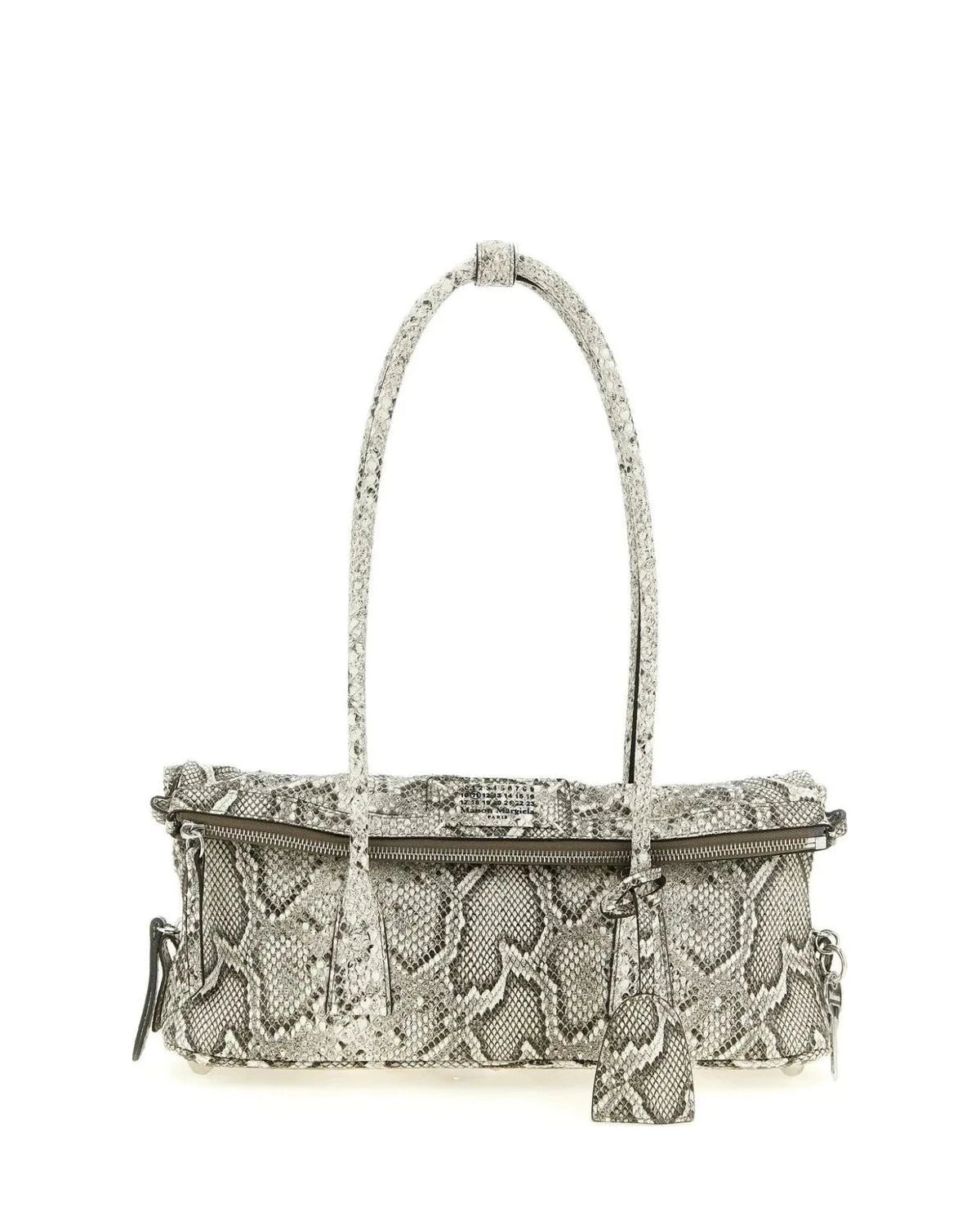 Maison Margiela Shoulder Bag in white, Goat Leather