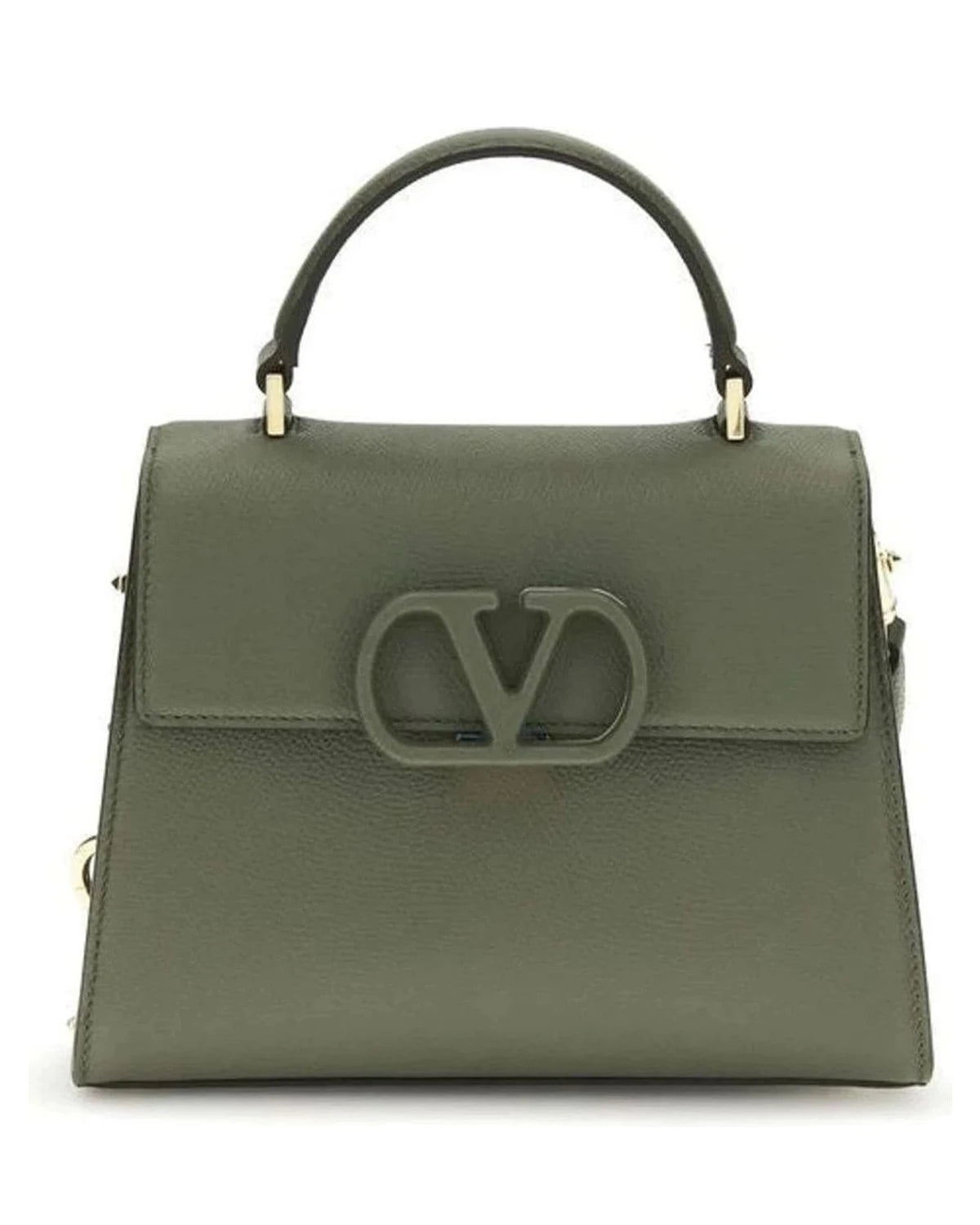 Valentino Garavani Satchel Bag in green, Calf Leather