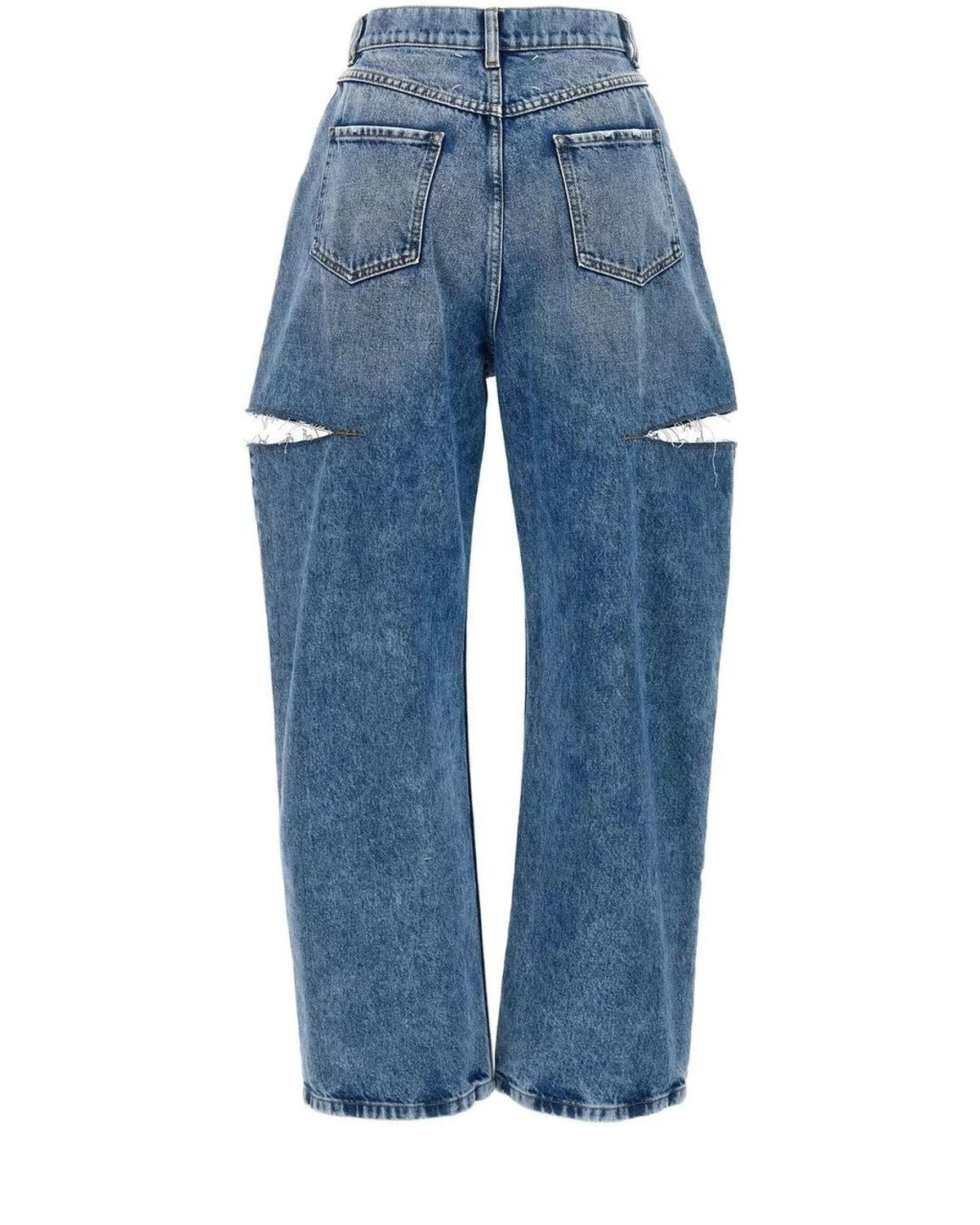 Maison Margiela Jean in blue, Cotton — view 2
