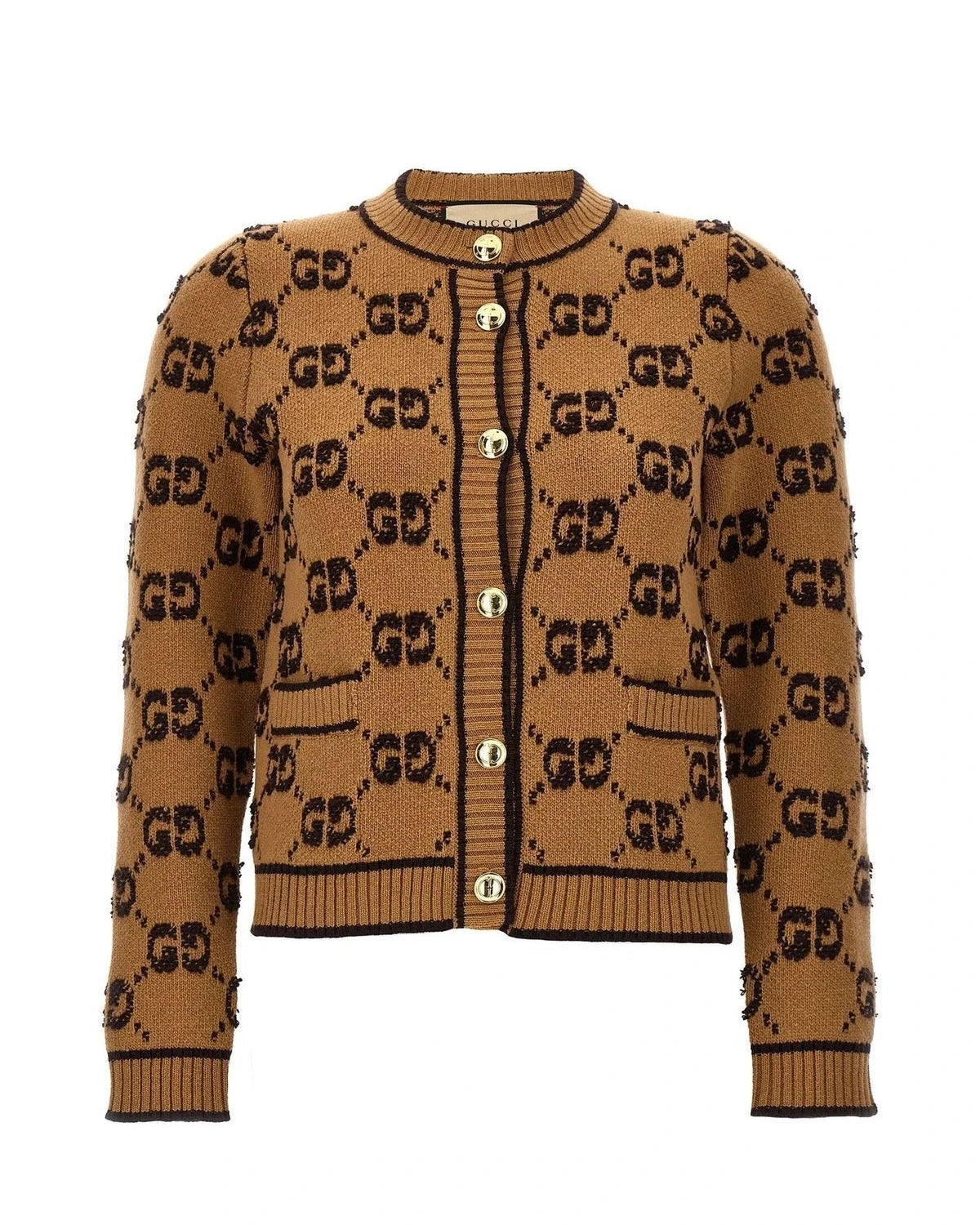 Gucci Cardigan in beige, Wool