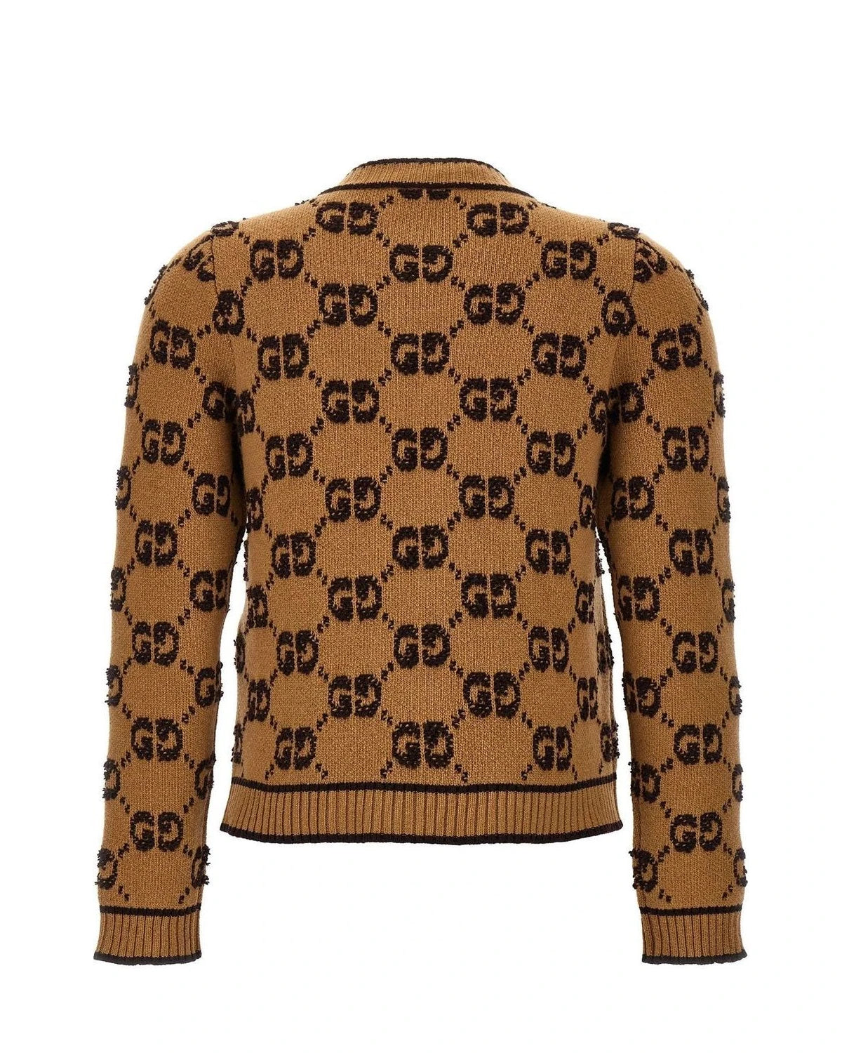 Gucci Cardigan in beige, Wool — view 2