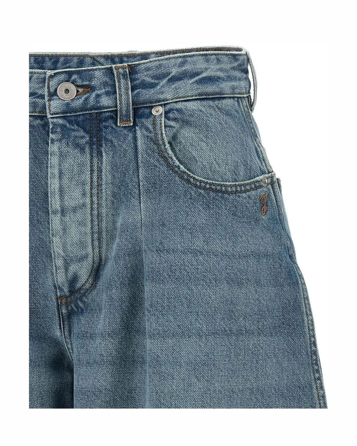 Jacquemus Jean in blue, Cotton — view 3
